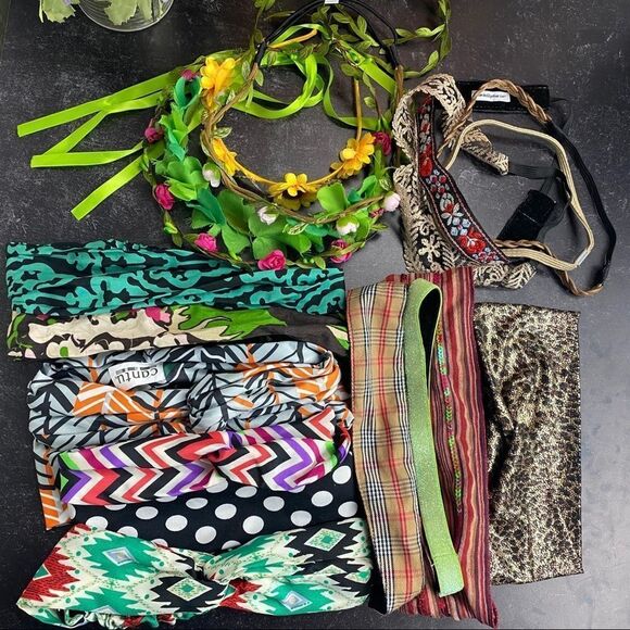 18 pc. Gypsy Hair Band Bundle - Picture 1 of 12